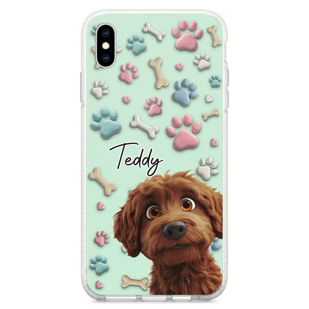 Lovely Dog Cartoon Version 2 - Personalized Custom Phone Case - Image 23