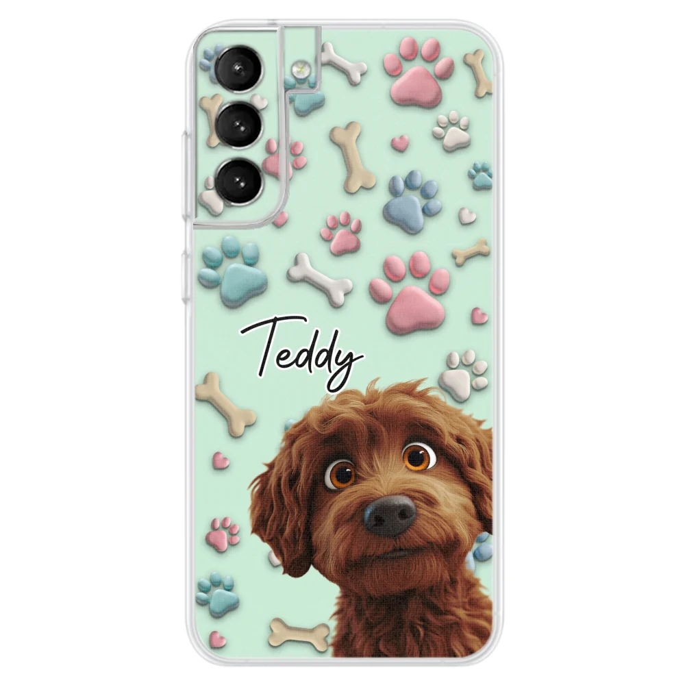 Lovely Dog Cartoon Version 2 - Personalized Custom Phone Case - Image 28
