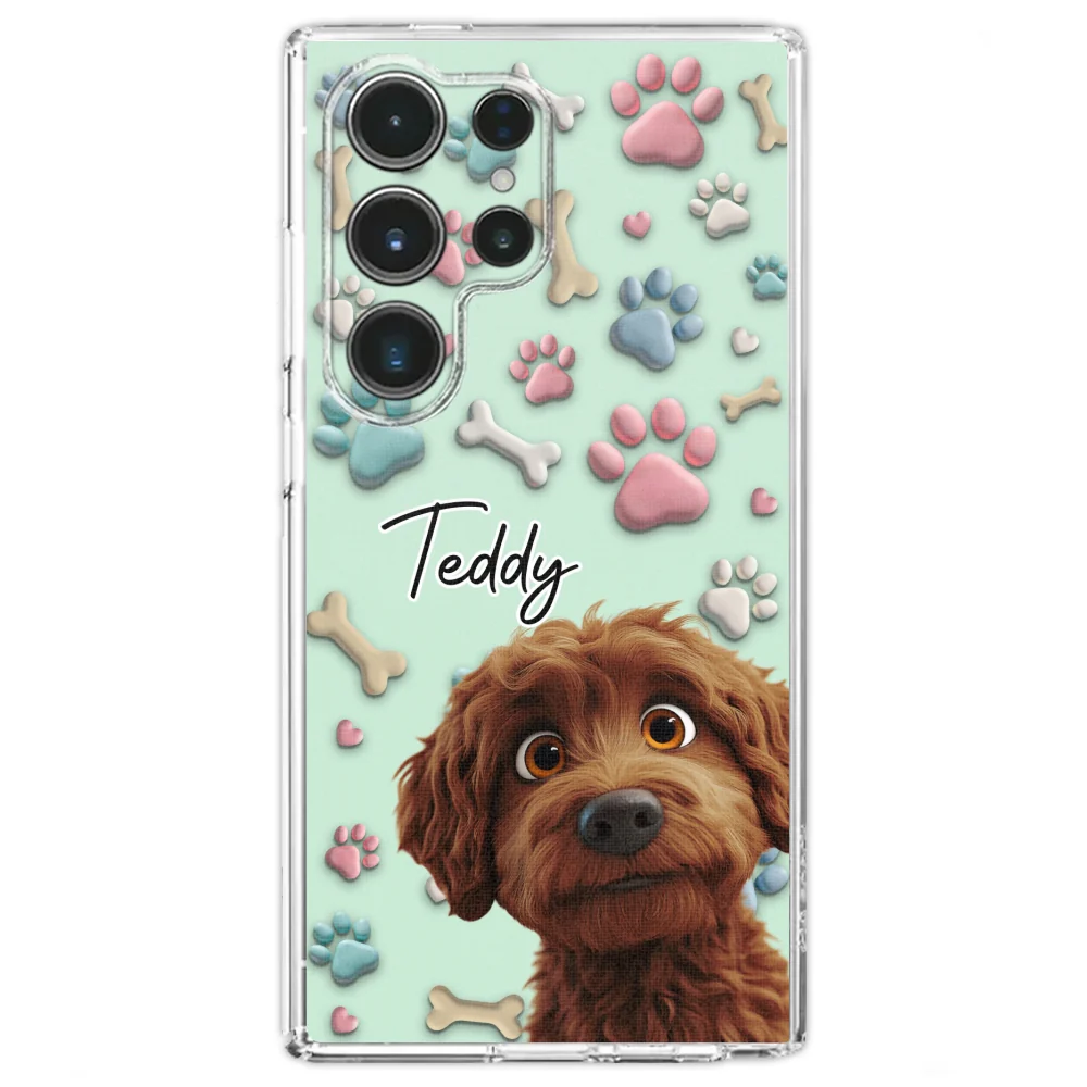 Lovely Dog Cartoon Version 2 - Personalized Custom Phone Case - Image 29