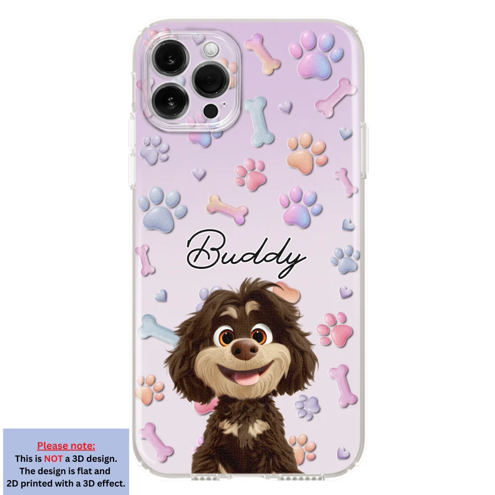Lovely Dog - Personalized Custom 3D Effect Phone Case - Image 13