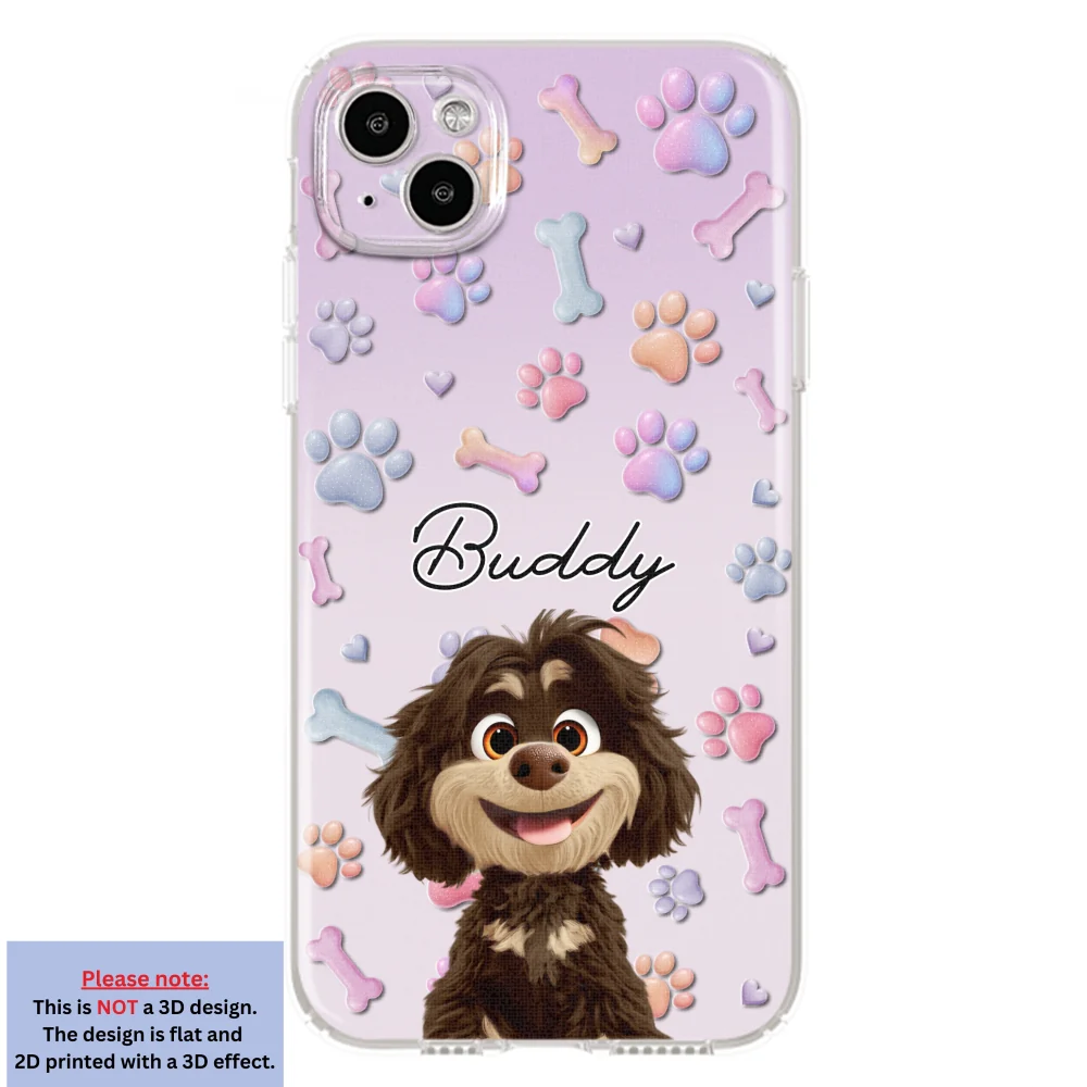 Lovely Dog - Personalized Custom 3D Effect Phone Case - Image 14
