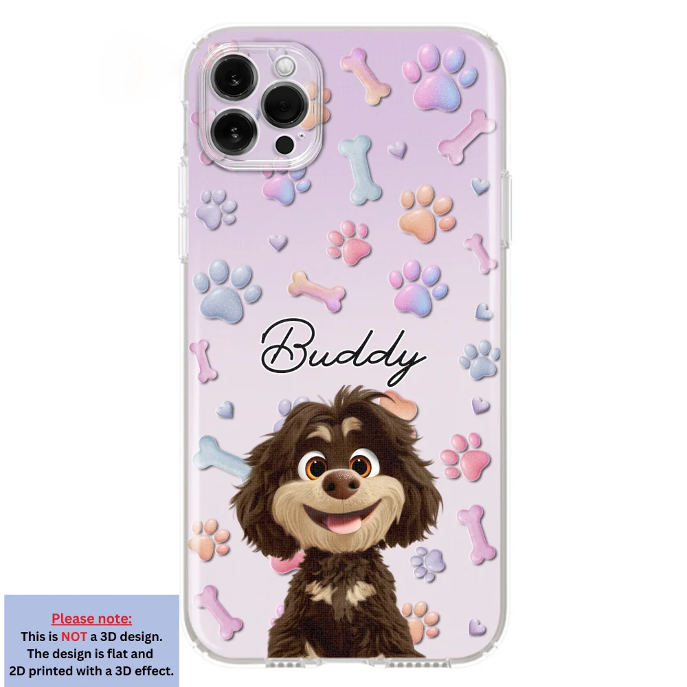 Lovely Dog - Personalized Custom 3D Effect Phone Case - Image 15