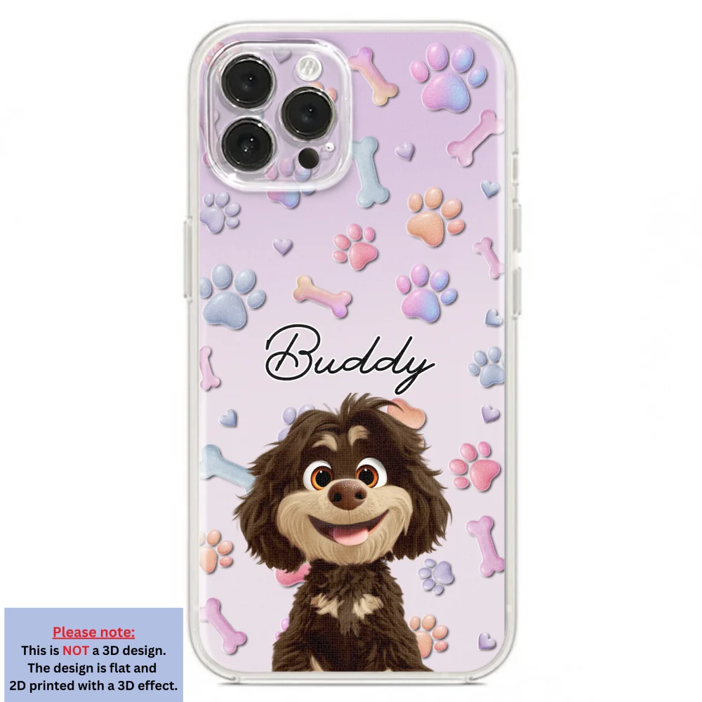 Lovely Dog - Personalized Custom 3D Effect Phone Case - Image 19