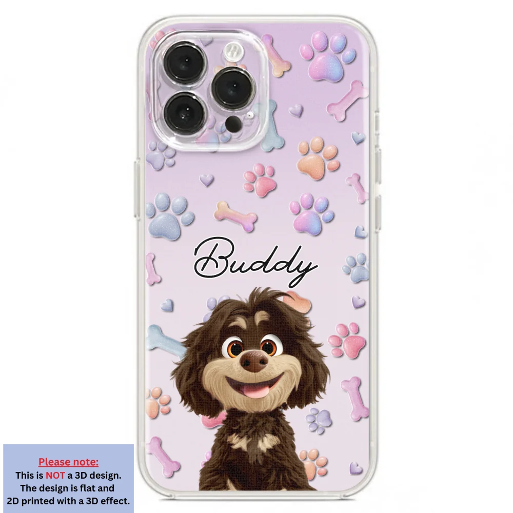 Lovely Dog - Personalized Custom 3D Effect Phone Case - Image 20