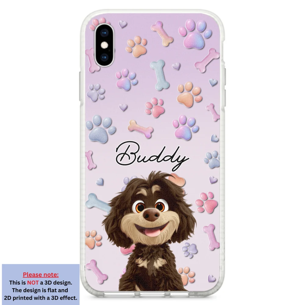 Lovely Dog - Personalized Custom 3D Effect Phone Case - Image 24