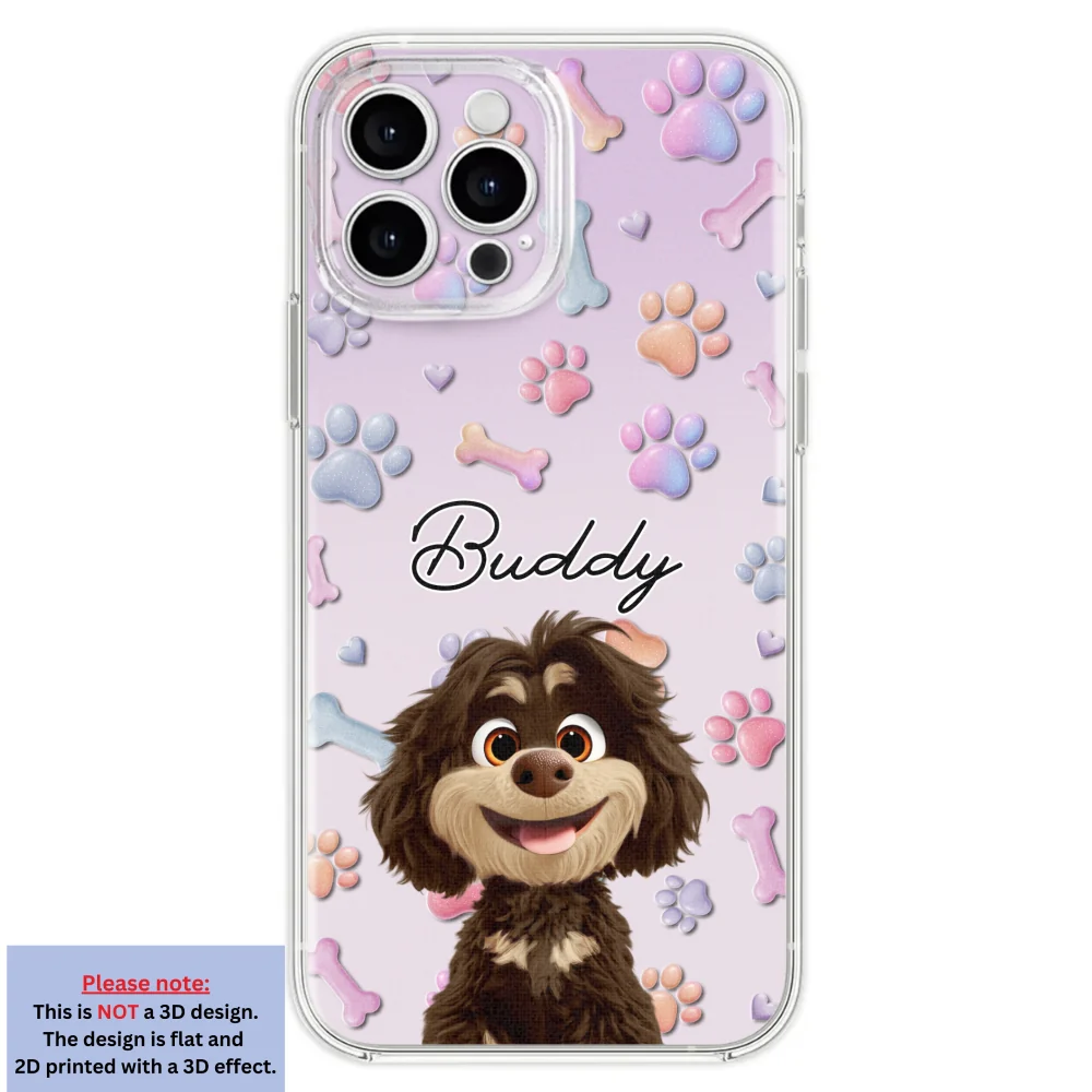 Lovely Dog - Personalized Custom 3D Effect Phone Case - Image 27