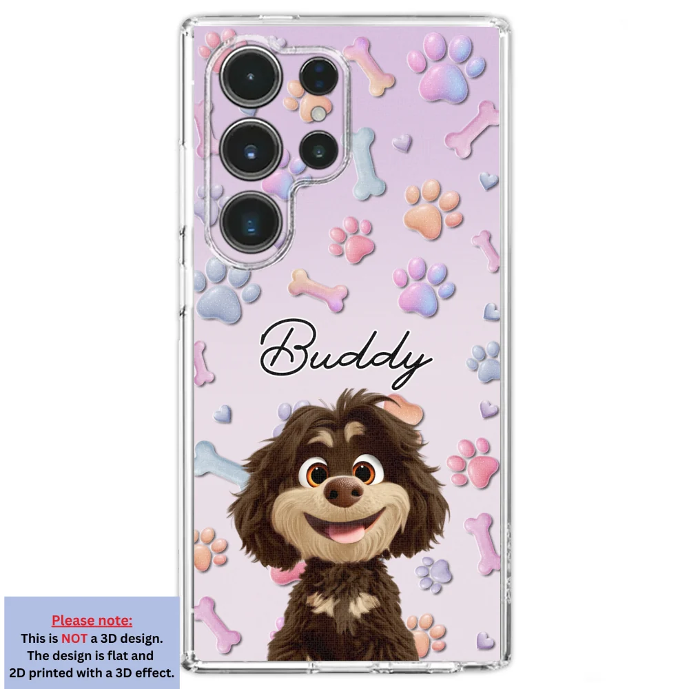 Lovely Dog - Personalized Custom 3D Effect Phone Case - Image 29