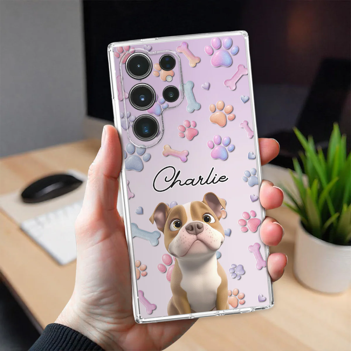 Lovely Dog - Personalized Custom 3D Effect Phone Case - Image 5