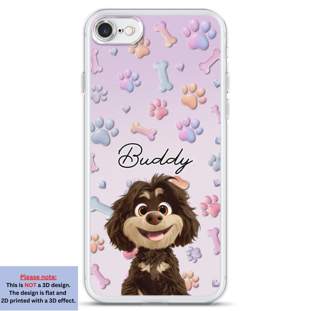 Lovely Dog - Personalized Custom 3D Effect Phone Case - Image 6