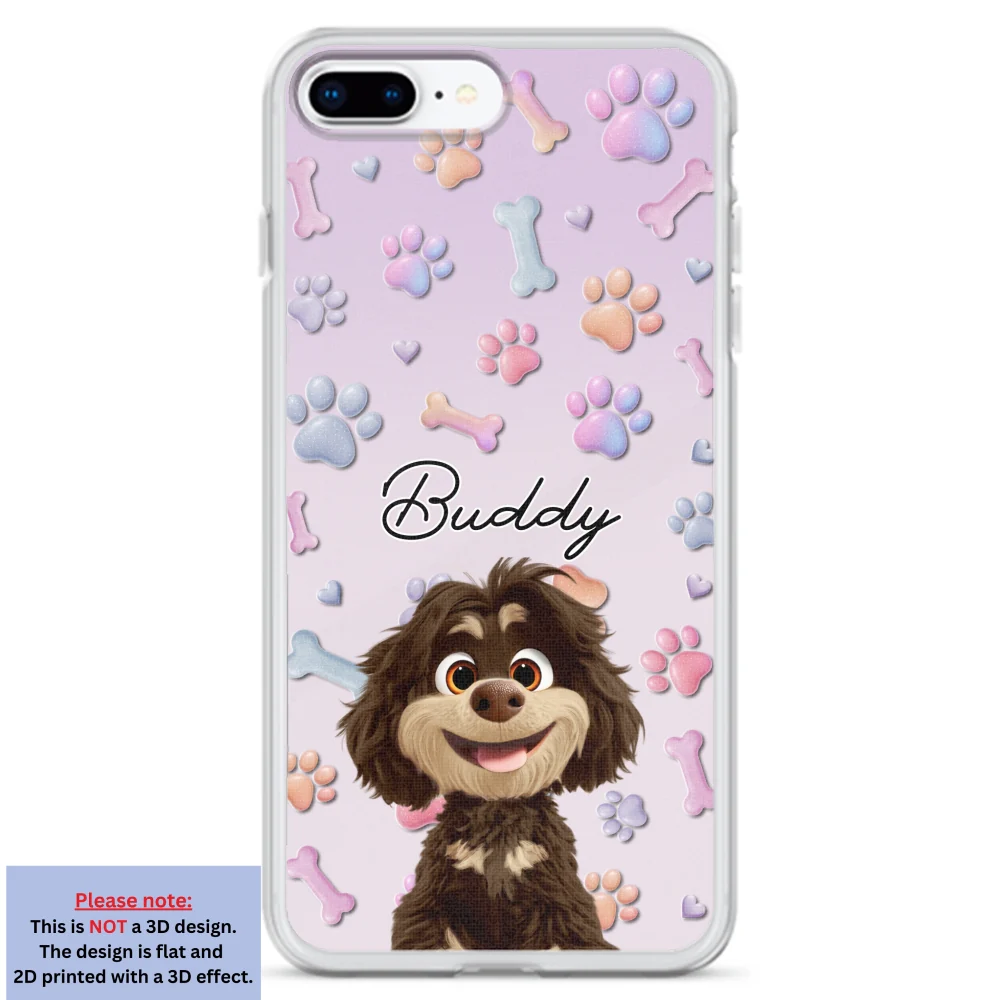 Lovely Dog - Personalized Custom 3D Effect Phone Case - Image 7