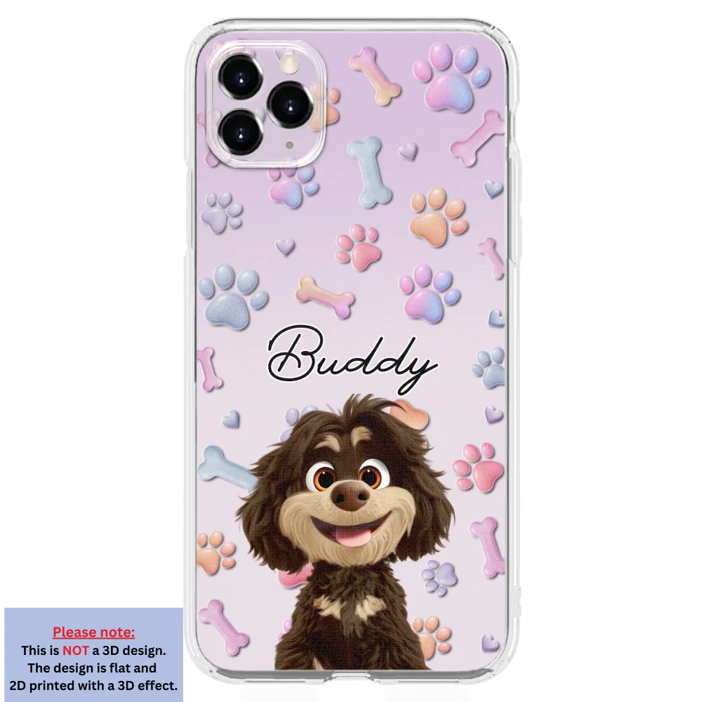 Lovely Dog - Personalized Custom 3D Effect Phone Case - Image 9