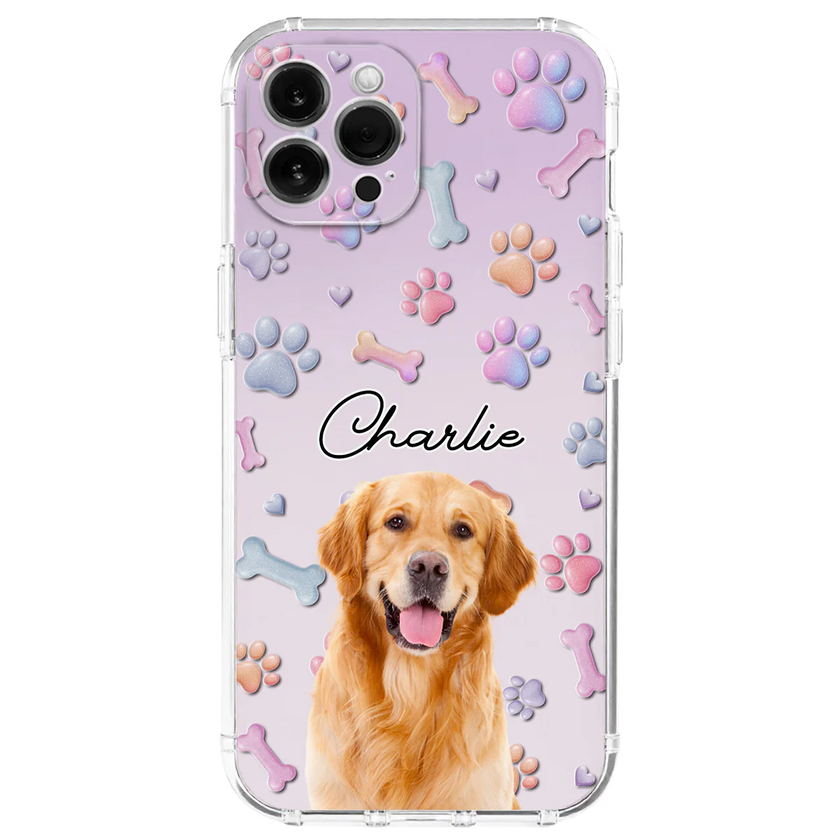 Lovely Dog Photo- Personalized Custom  3D Effect Phone Case