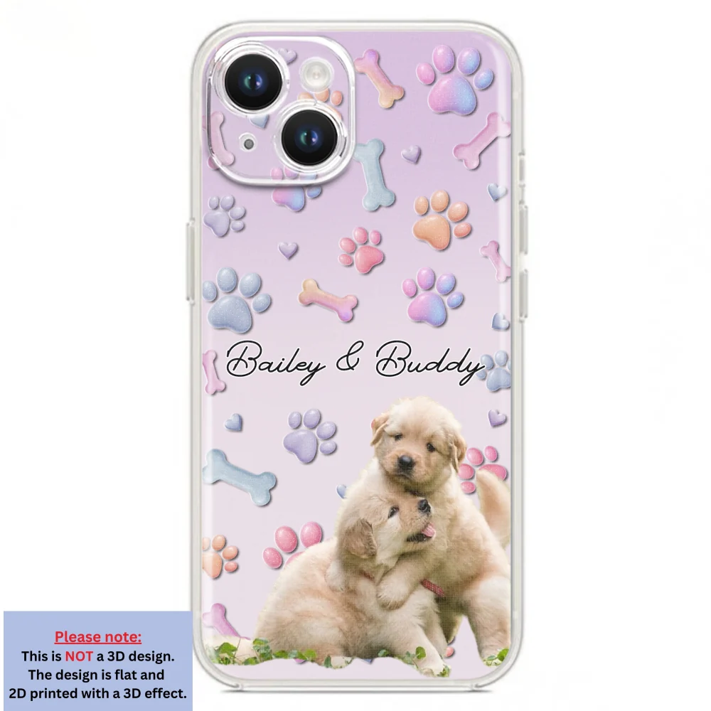 Lovely Dog Photo- Personalized Custom  3D Effect Phone Case - Image 16
