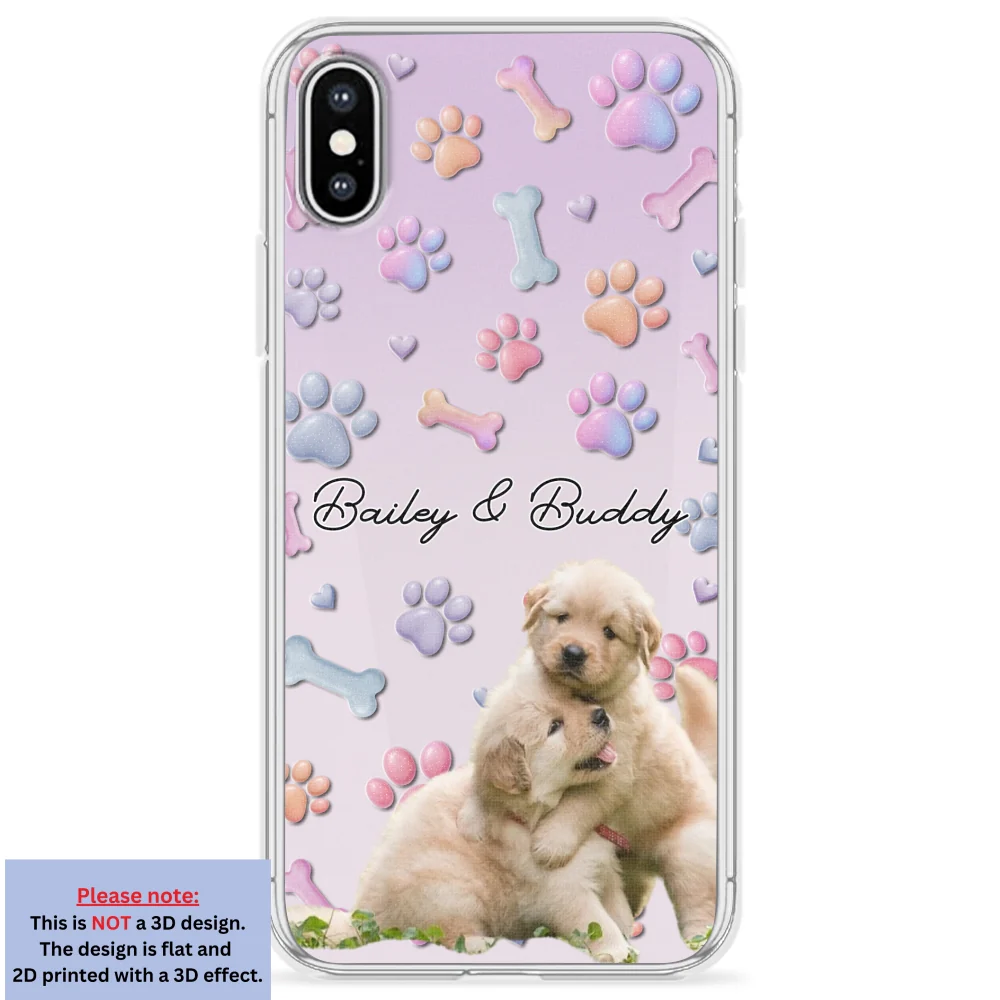 Lovely Dog Photo- Personalized Custom  3D Effect Phone Case - Image 24