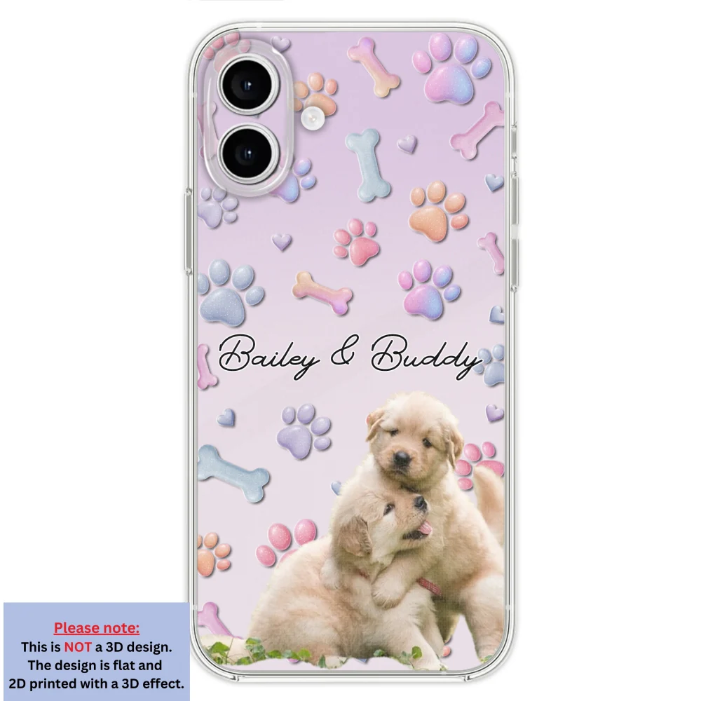 Lovely Dog Photo- Personalized Custom  3D Effect Phone Case - Image 25