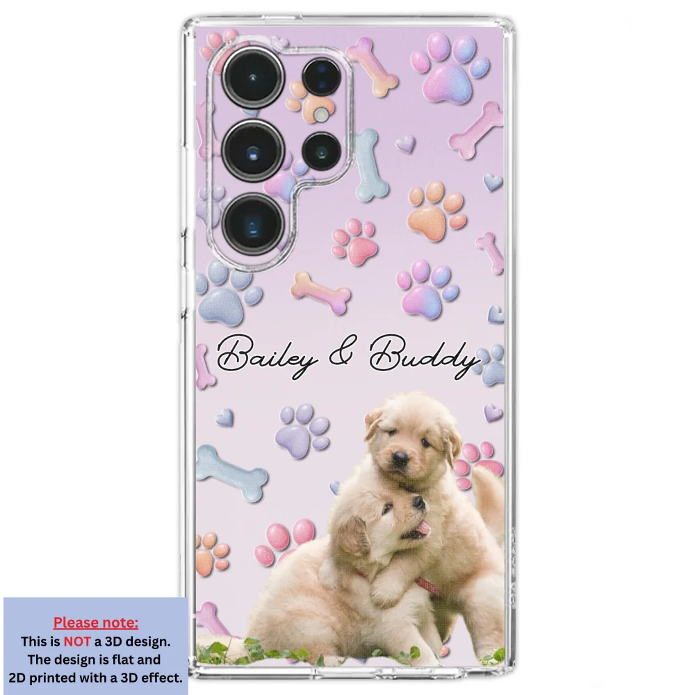 Lovely Dog Photo- Personalized Custom  3D Effect Phone Case - Image 28