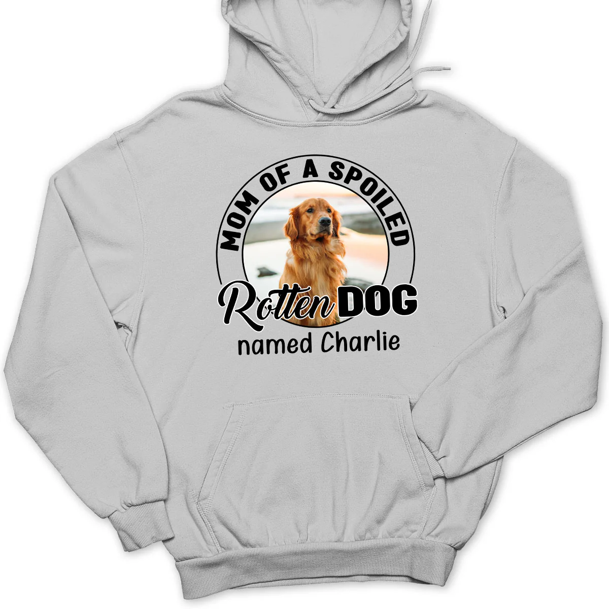 Lovely Spoiled Rotten Dog Chibi Cartoon Ver Christmas - Personalized Custom Hoodie - Image 2