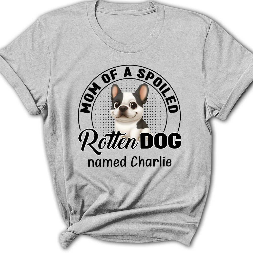 Lovely Spoiled Rotten Dog Chibi Cartoon Ver New - Personalized Custom Women's T-Shirt