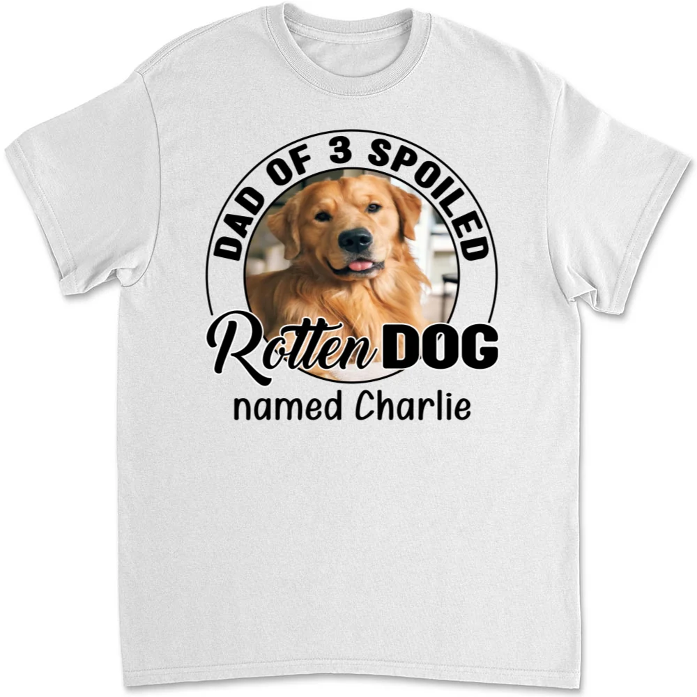 Lovely Spoiled Rotten Dog Chibi Cartoon Ver New Photo - Personalized Custom Unisex T-Shirt - Image 6