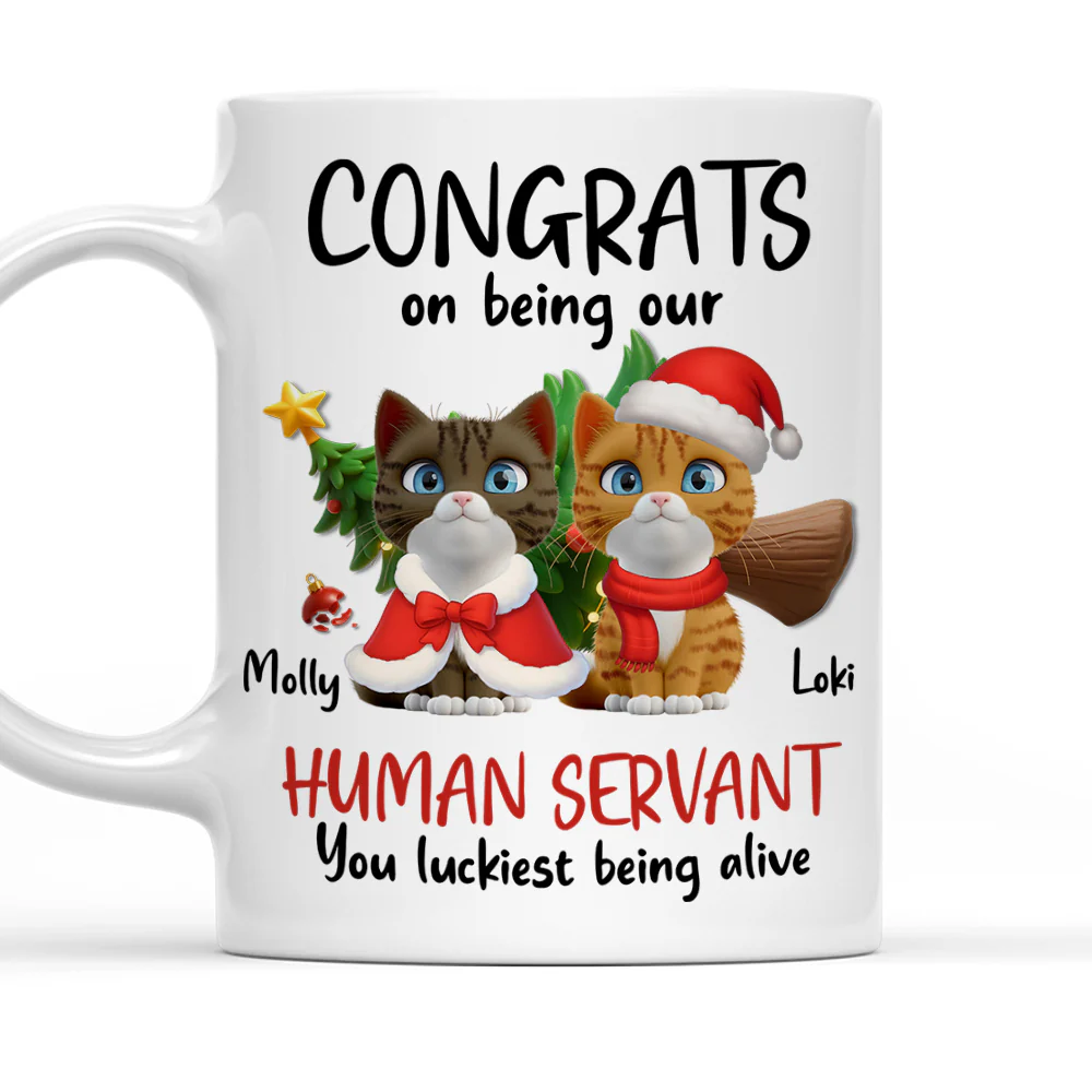 Luckiest Being Alive - Personalized Custom Coffee Mug