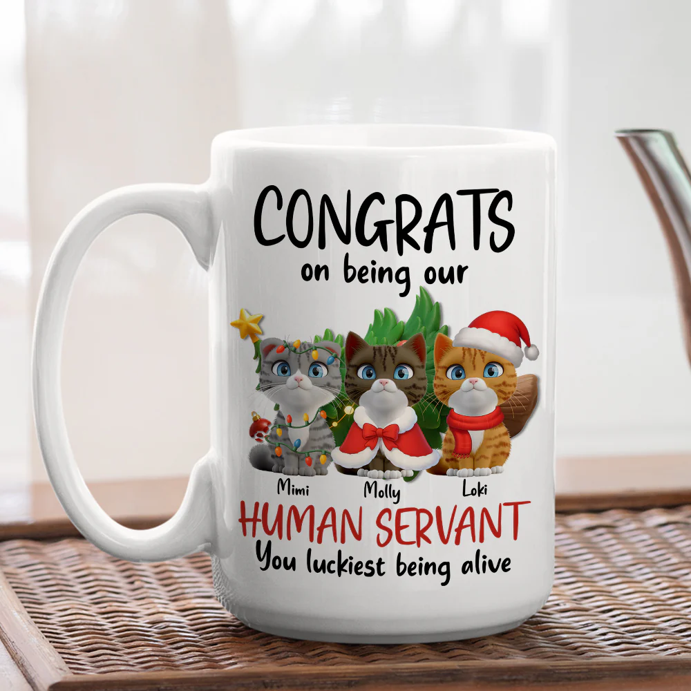Luckiest Being Alive - Personalized Custom Coffee Mug - Image 7