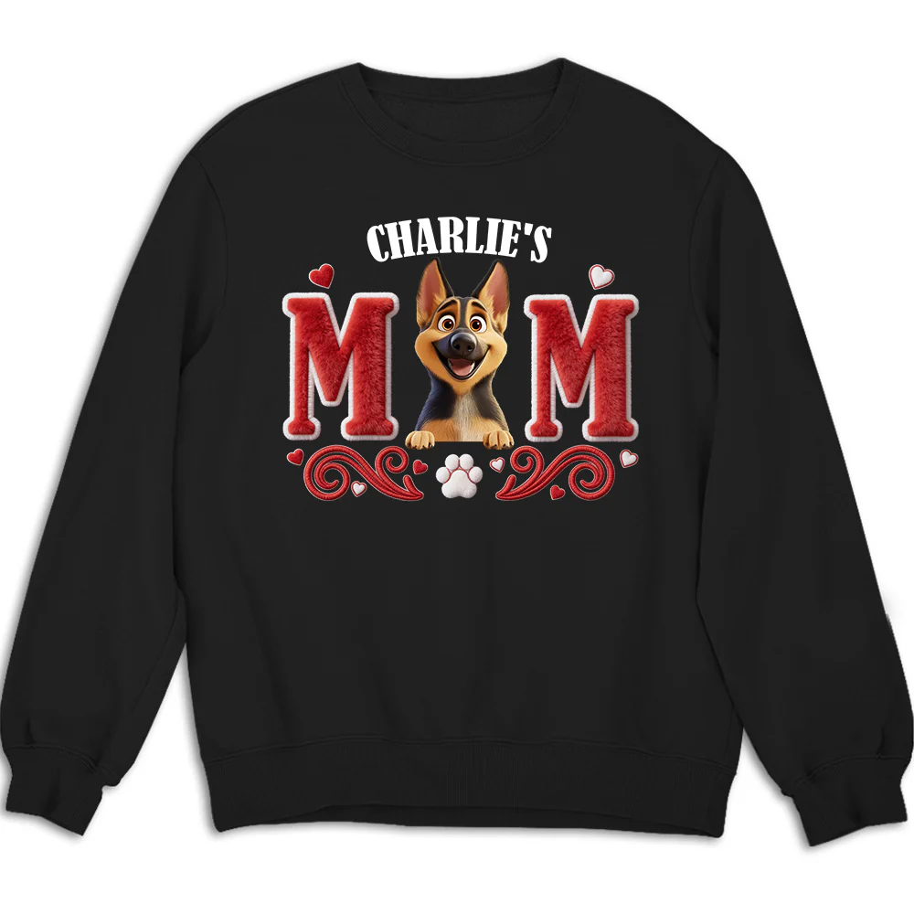 Lucky Dog Mommy - Personalized Custom Sweatshirt