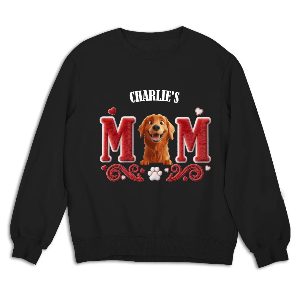 Lucky Dog Mommy - Personalized Custom Sweatshirt - Image 6