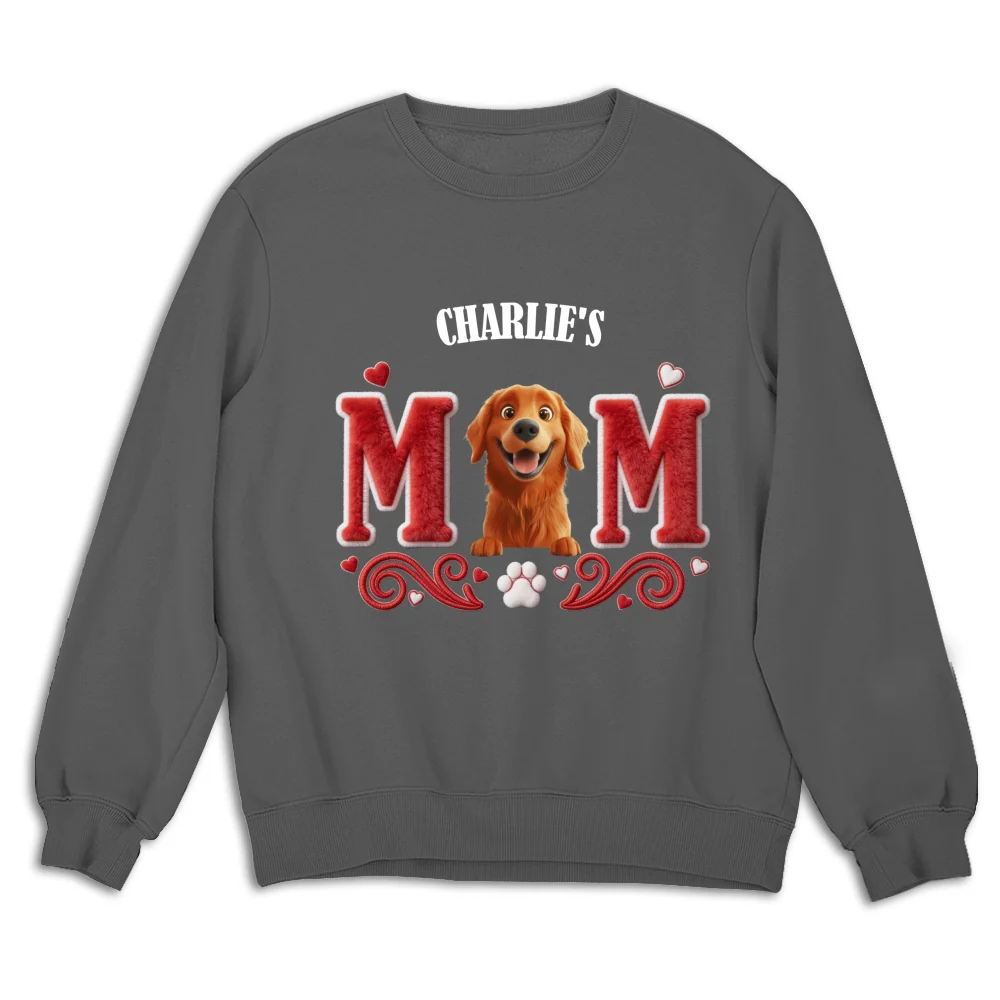 Lucky Dog Mommy - Personalized Custom Sweatshirt - Image 7