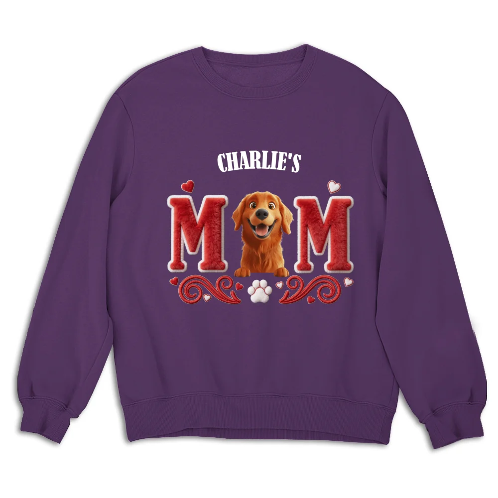 Lucky Dog Mommy - Personalized Custom Sweatshirt - Image 8