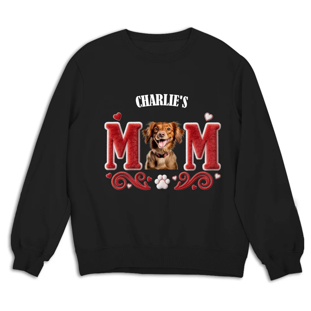 Lucky Dog Mommy Photo - Personalized Custom Sweatshirt - Image 6