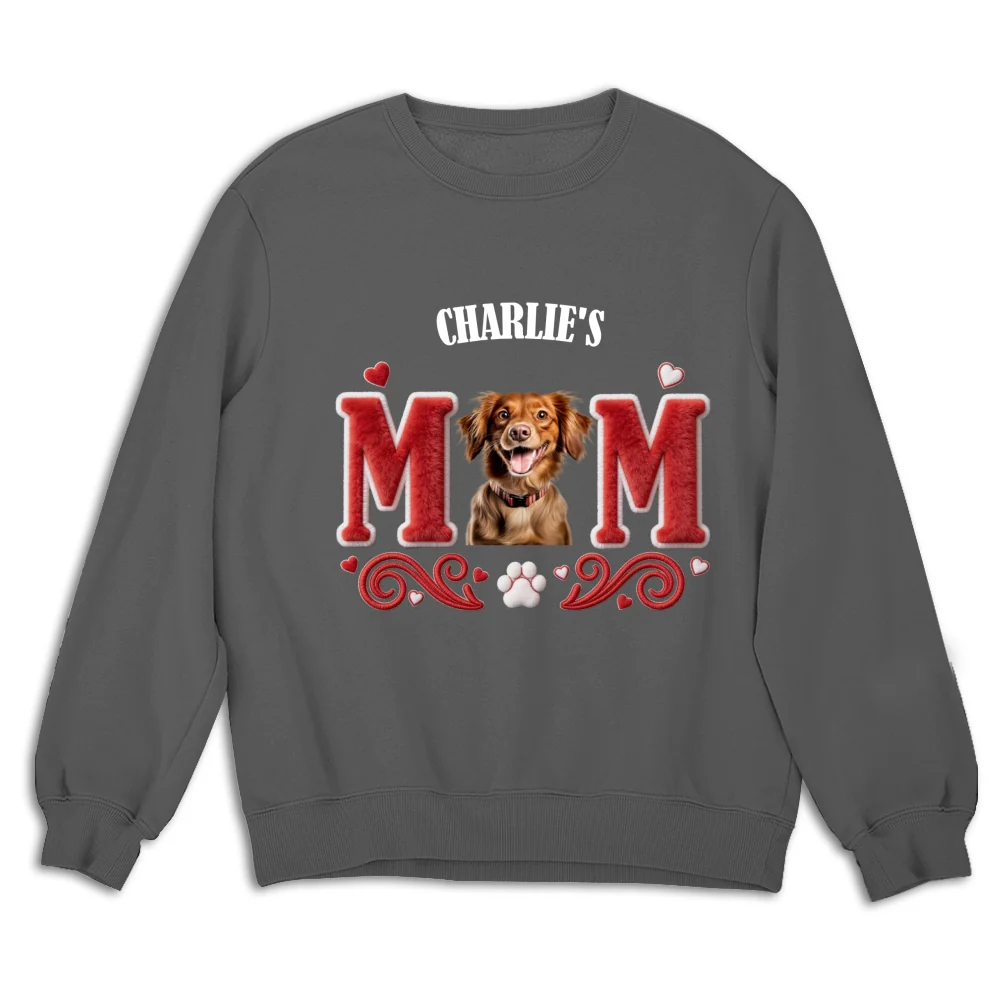 Lucky Dog Mommy Photo - Personalized Custom Sweatshirt - Image 7