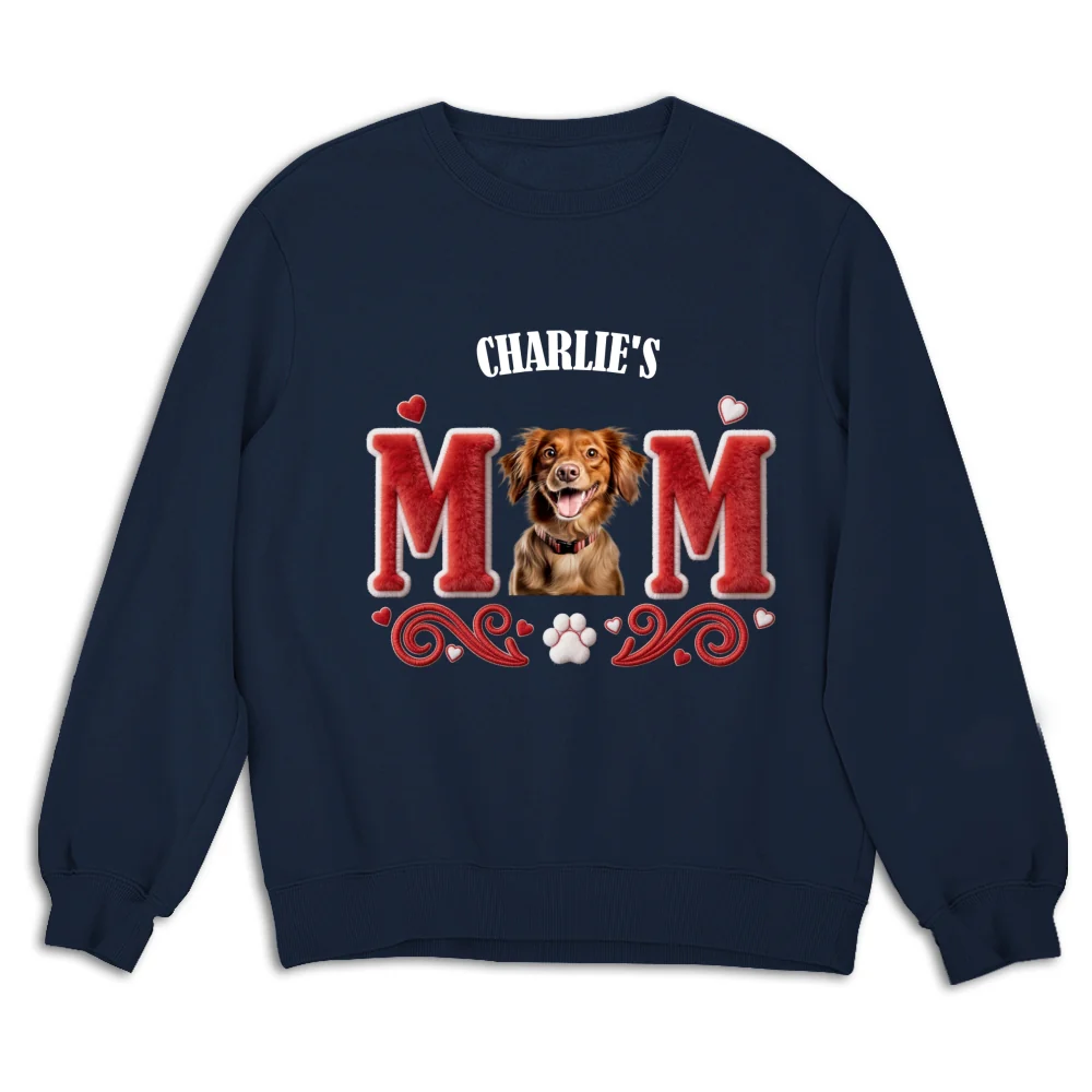 Lucky Dog Mommy Photo - Personalized Custom Sweatshirt - Image 8