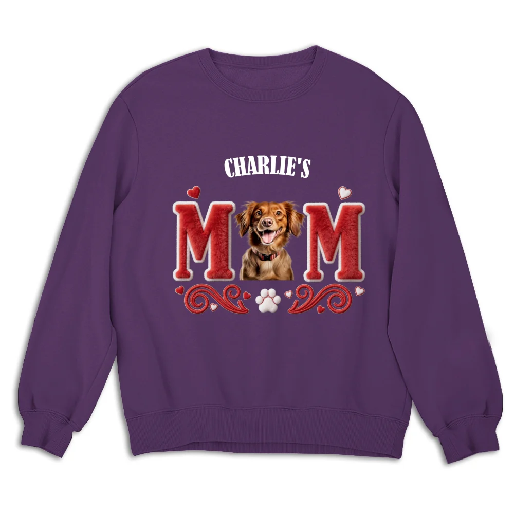 Lucky Dog Mommy Photo - Personalized Custom Sweatshirt - Image 9