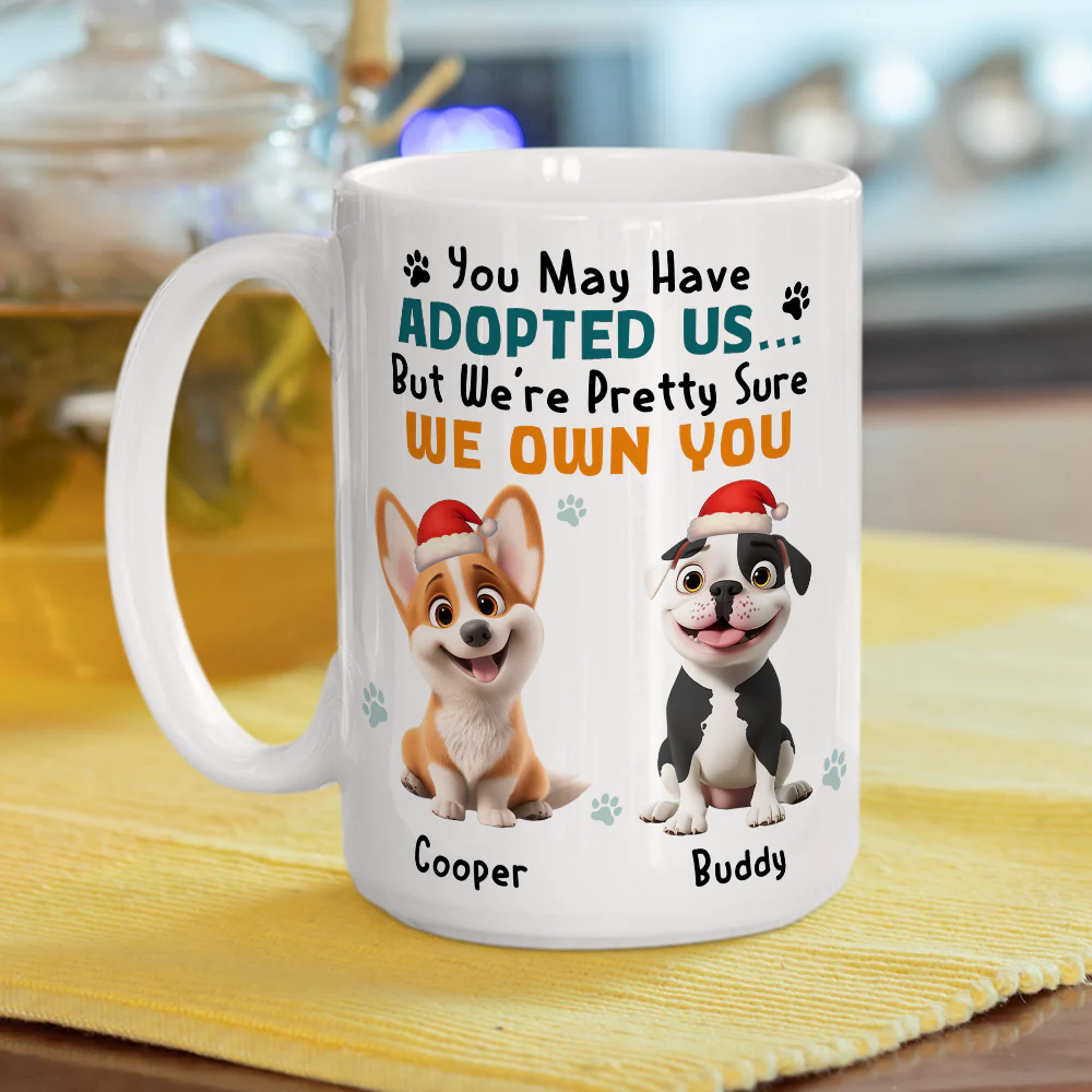 May Have Adopted Me Ver 2 - Personalized Custom Coffee Mug - Image 5