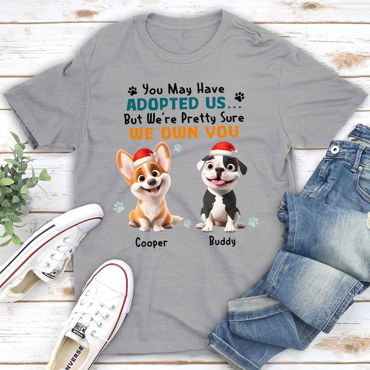 May Have Adopted Me Ver 2 - Personalized Custom Unisex T-shirt - Image 2