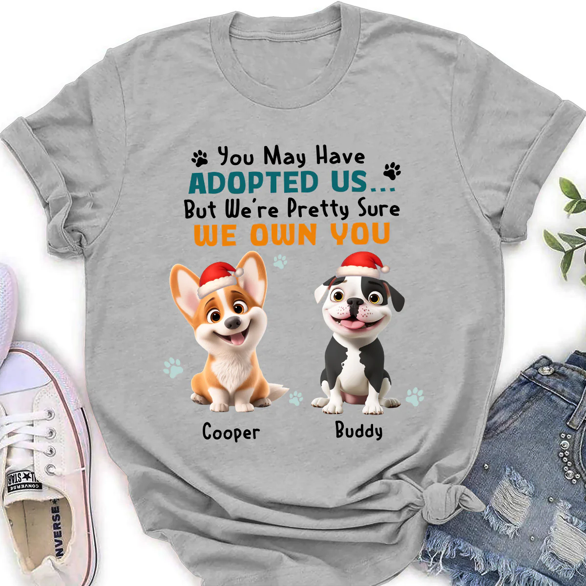 May Have Adopted Me Ver 2 - Personalized Custom Women's T-Shirt - Image 2