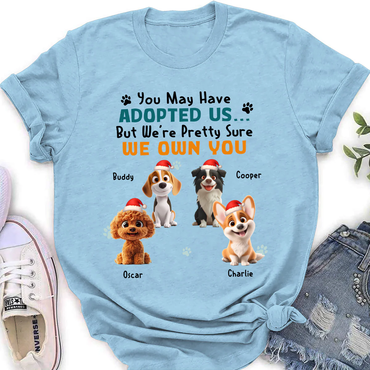 May Have Adopted Me Ver 2 - Personalized Custom Women's T-Shirt - Image 4