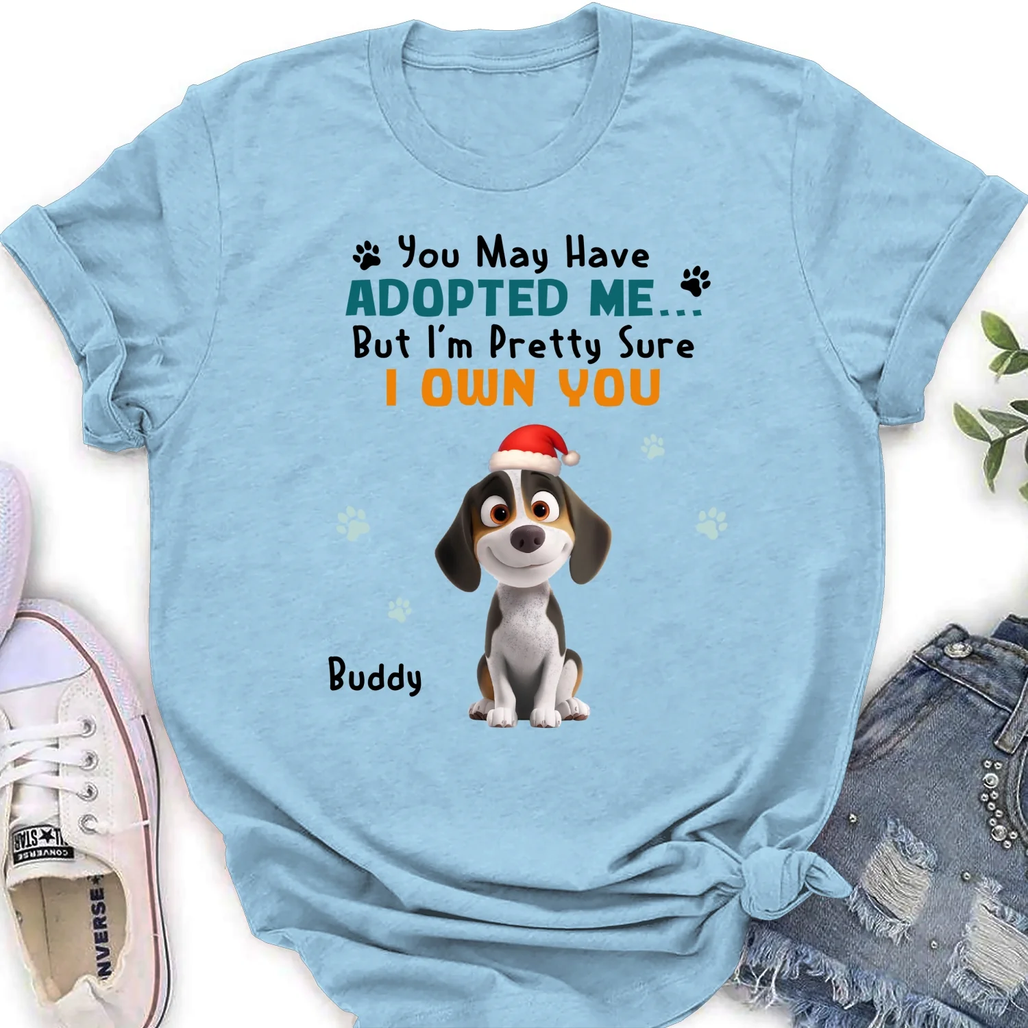 May Have Adopted Me Ver 2 - Personalized Custom Women's T-Shirt - Image 8