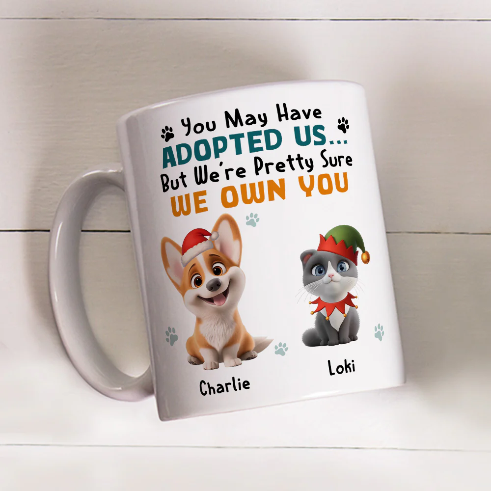May Have Adopted Me Ver Pet 2 - Personalized Custom Coffee Mug - Image 2
