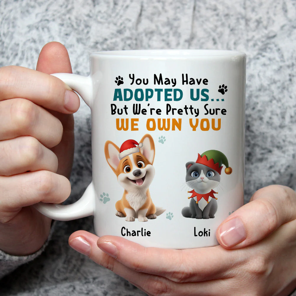 May Have Adopted Me Ver Pet 2 - Personalized Custom Coffee Mug - Image 4