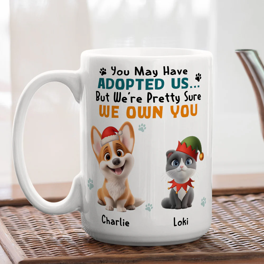 May Have Adopted Me Ver Pet 2 - Personalized Custom Coffee Mug - Image 6