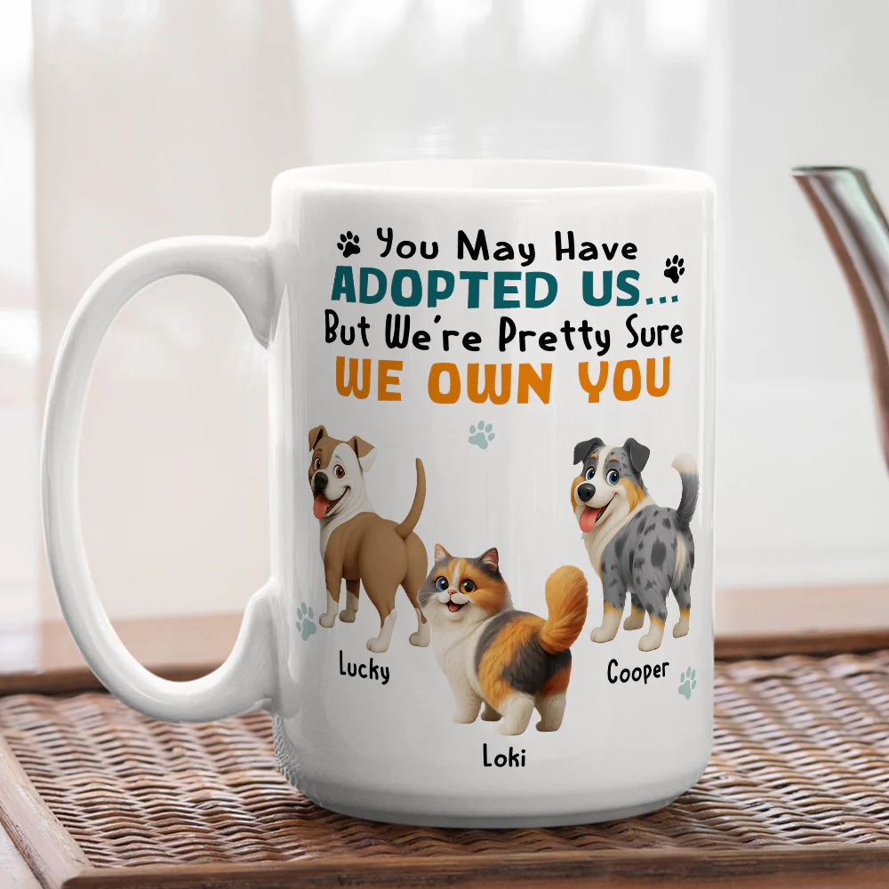May Have Adopted Me Ver Pet - Personalized Custom Coffee Mug - Image 3