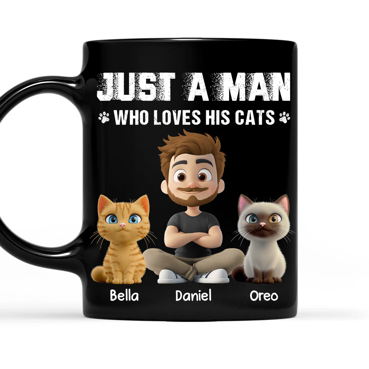 Me And My Cat Together - Personalized Custom Coffee Mug