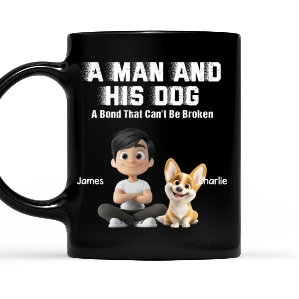 Me And My Dog Together Forever - Personalized Custom Coffee Mug - Image 6