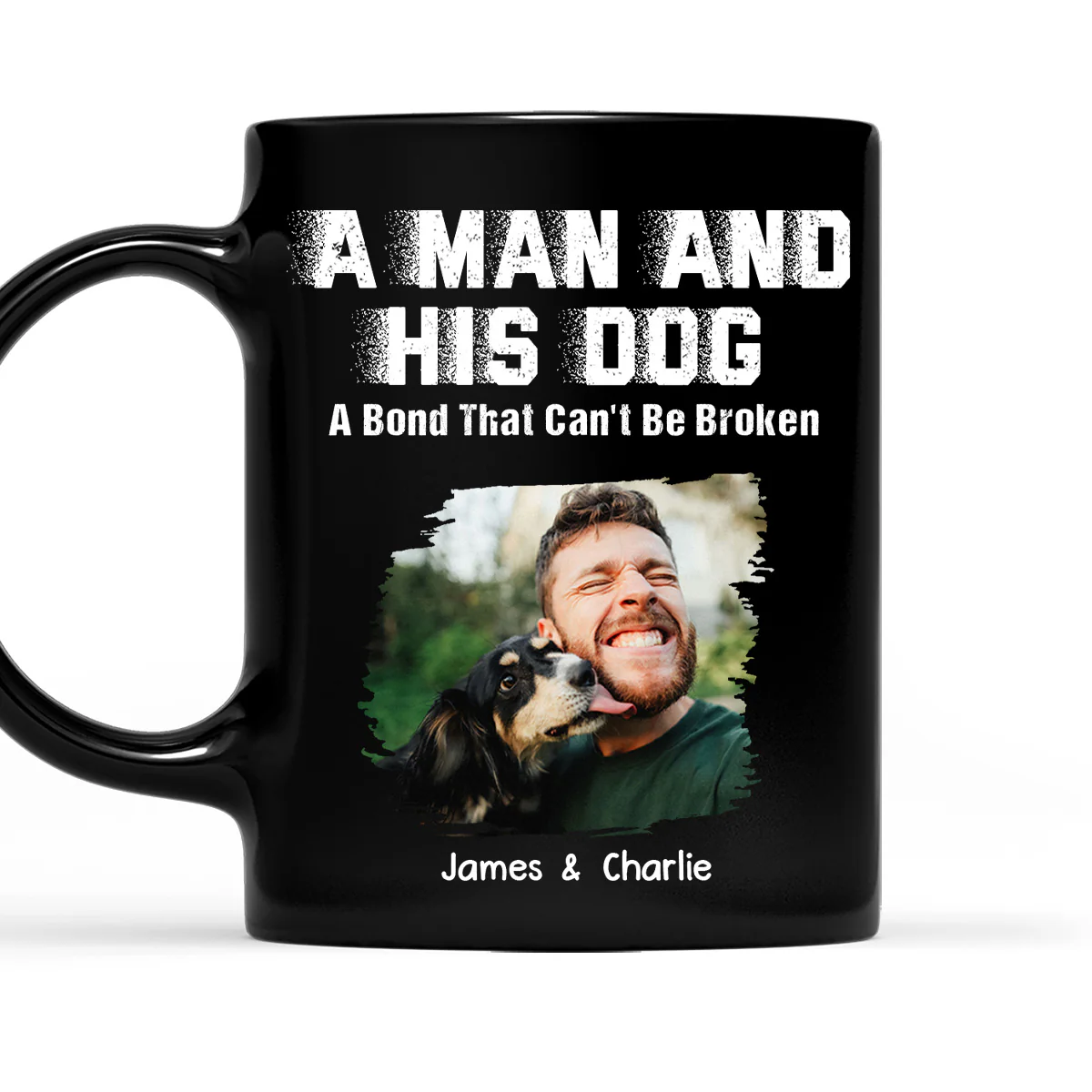 Me And My Dog Together Forever Photo - Personalized Custom Coffee Mug