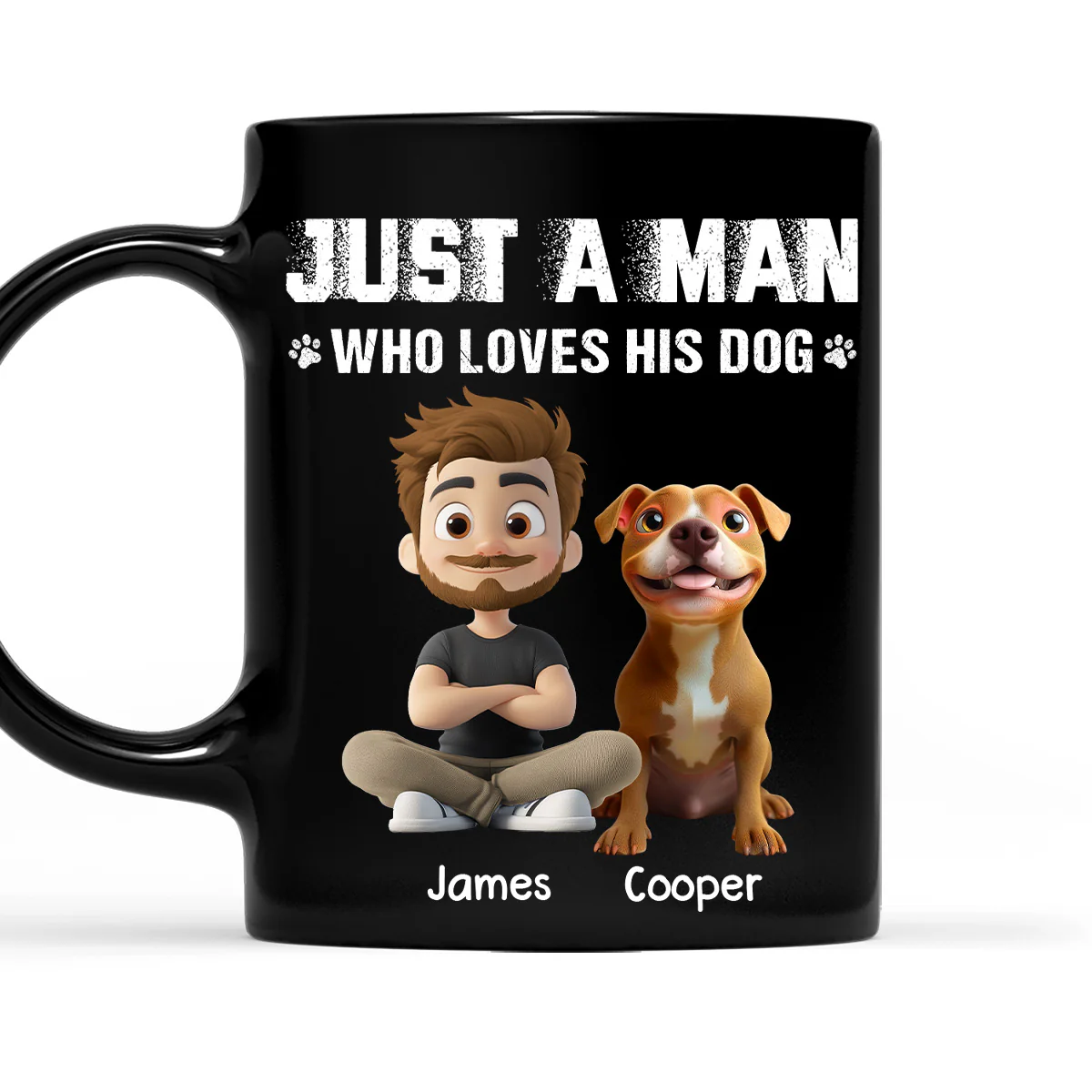 Me And My Dog Together - Personalized Custom Coffee Mug