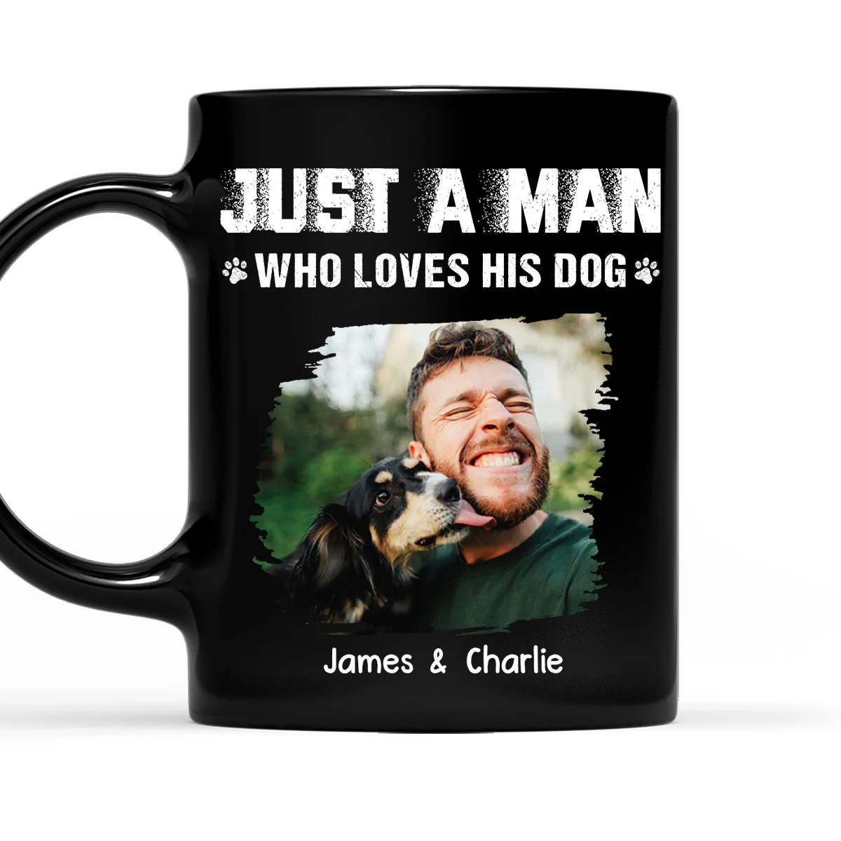 Me And My Dog Together Photo - Personalized Custom Coffee Mug