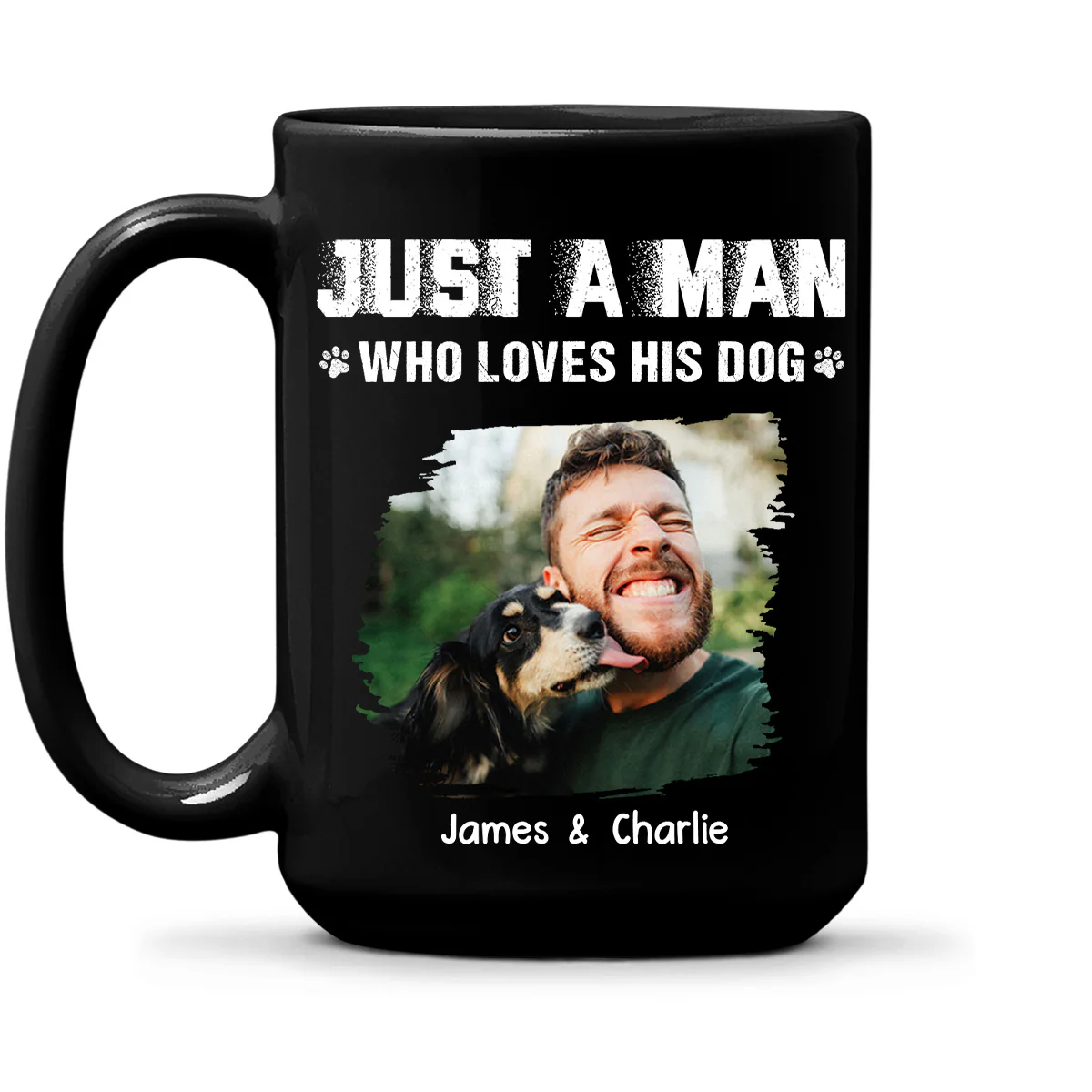 Me And My Dog Together Photo - Personalized Custom Coffee Mug - Image 2