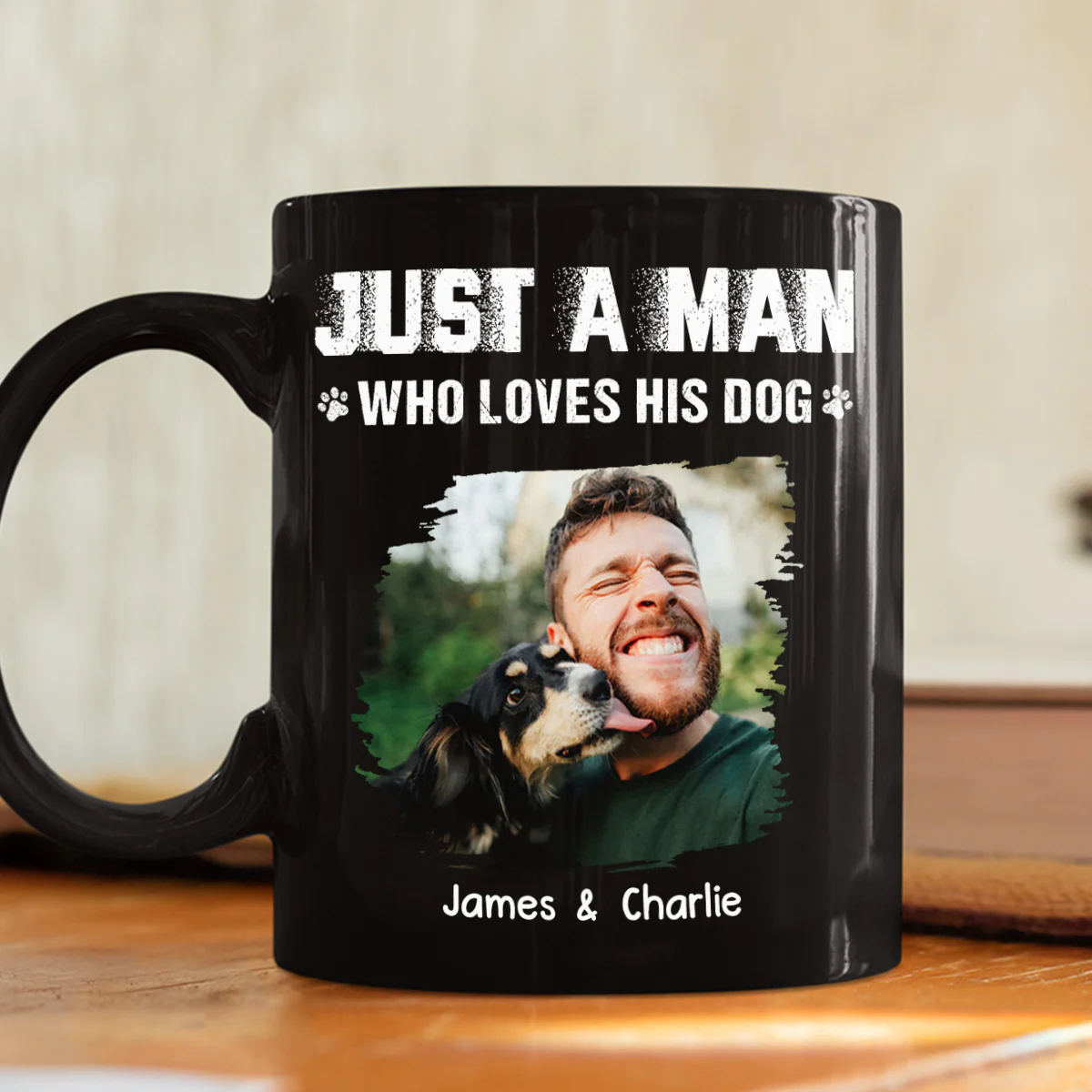 Me And My Dog Together Photo - Personalized Custom Coffee Mug - Image 4