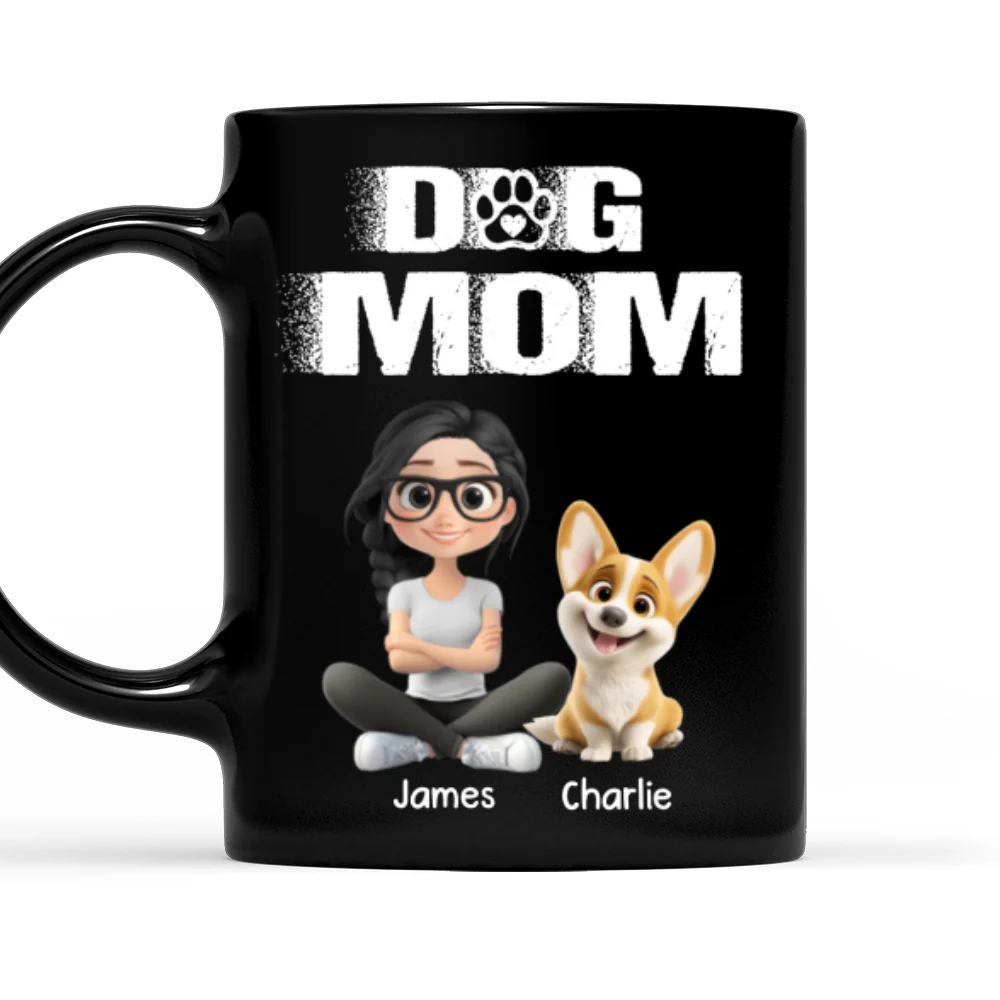 Me And My Dog Together Version 2 - Personalized Custom Coffee Mug - Image 6